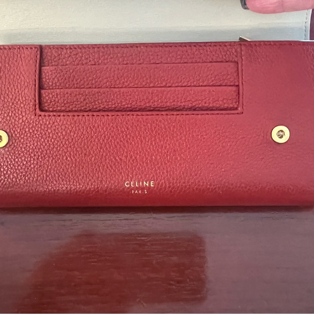 Celine Continental  long leather wallet - Picture 7 of 13